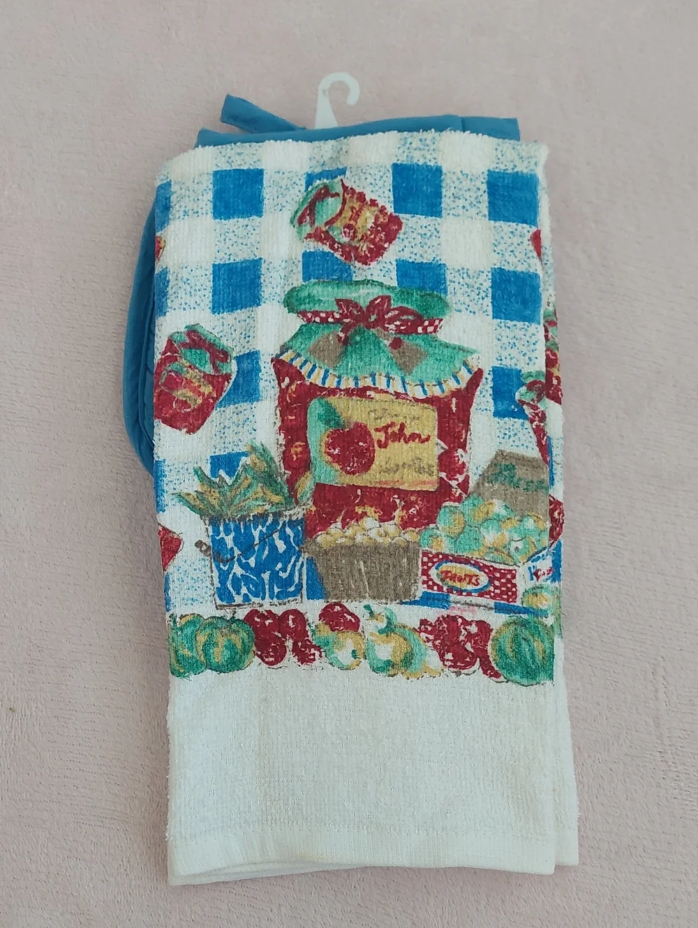 3-piece Set-Matching Kitchen Towel, Mitt, and Pot Holder NWT